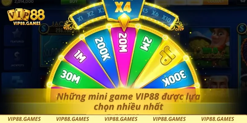 Những mini game Vip88 được lựa chọn nhiều nhất